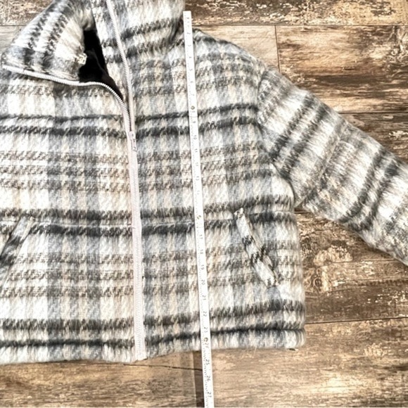 Apparis Josh Jacket Large Blue‎ Gray Plaid Puffer Faux Fur Lined Outdoor NEW - Picture 13 of 15